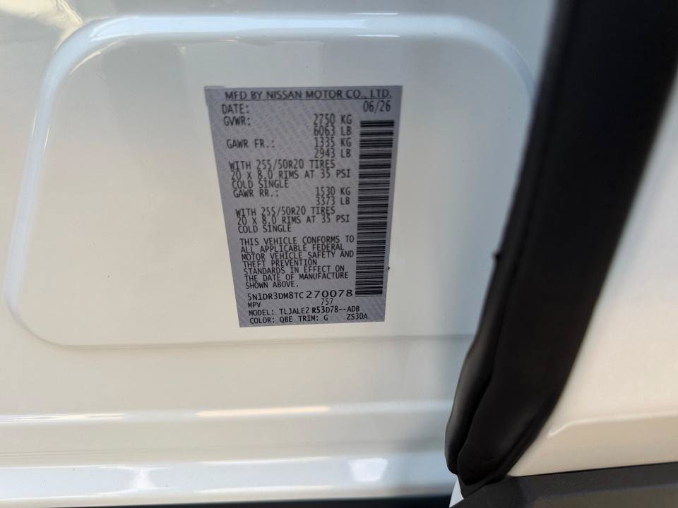 New 2026 Nissan Pathfinder Platinum w/ Cargo Package FWD image 39