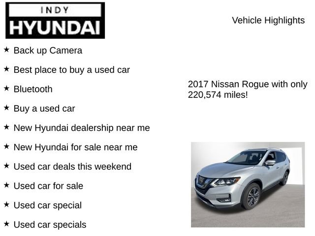 Used 2017 Nissan Rogue SL w/ SL Premium Package AWD/4WD image 7