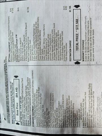 New 2026 RAM 1500 Rebel w/ Rebel Level 2 Equipment Group image 18