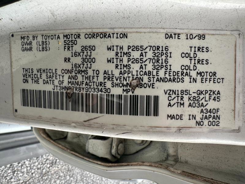 Used 2000 Toyota 4Runner Limited AWD/4WD image 12