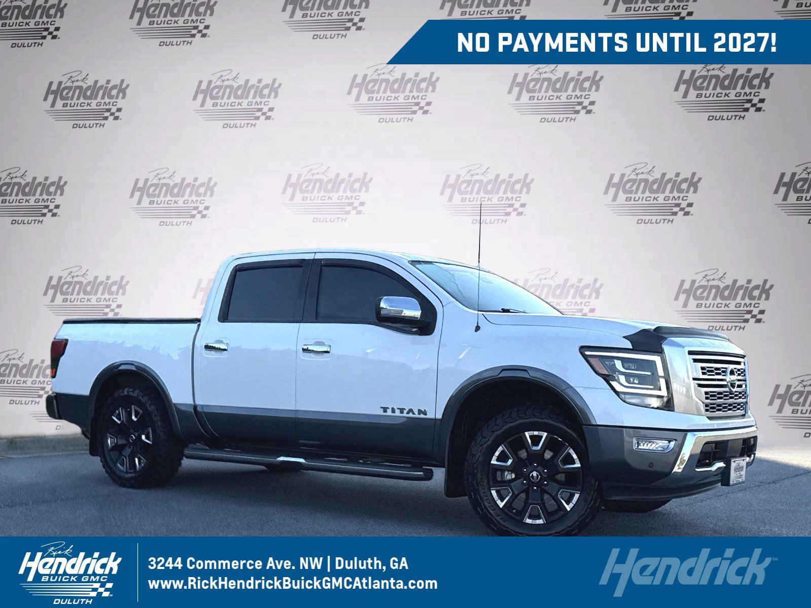 Used 2021 Nissan Titan Platinum Reserve w/ Moonroof Package RWD 360° Tour