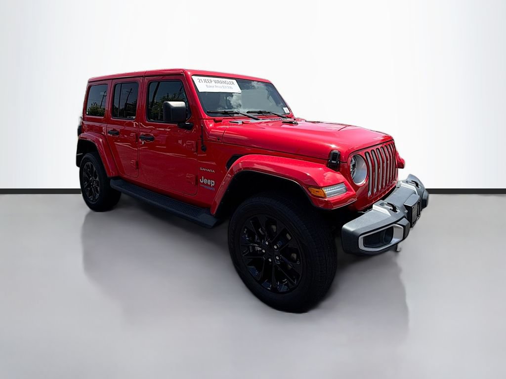 Used 2021 Jeep Wrangler Unlimited Sahara AWD/4WD image 3