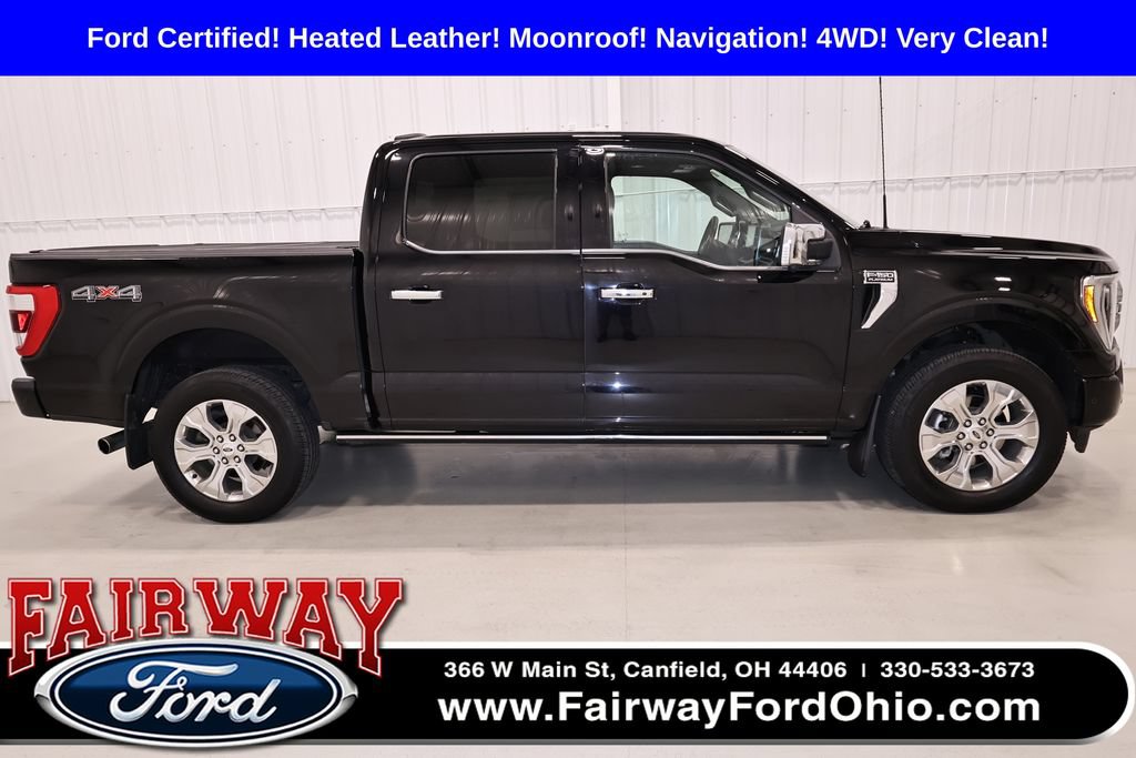 Certified 2022 Ford F150 Platinum w/ Equipment Group 701A High AWD/4WD image 1
