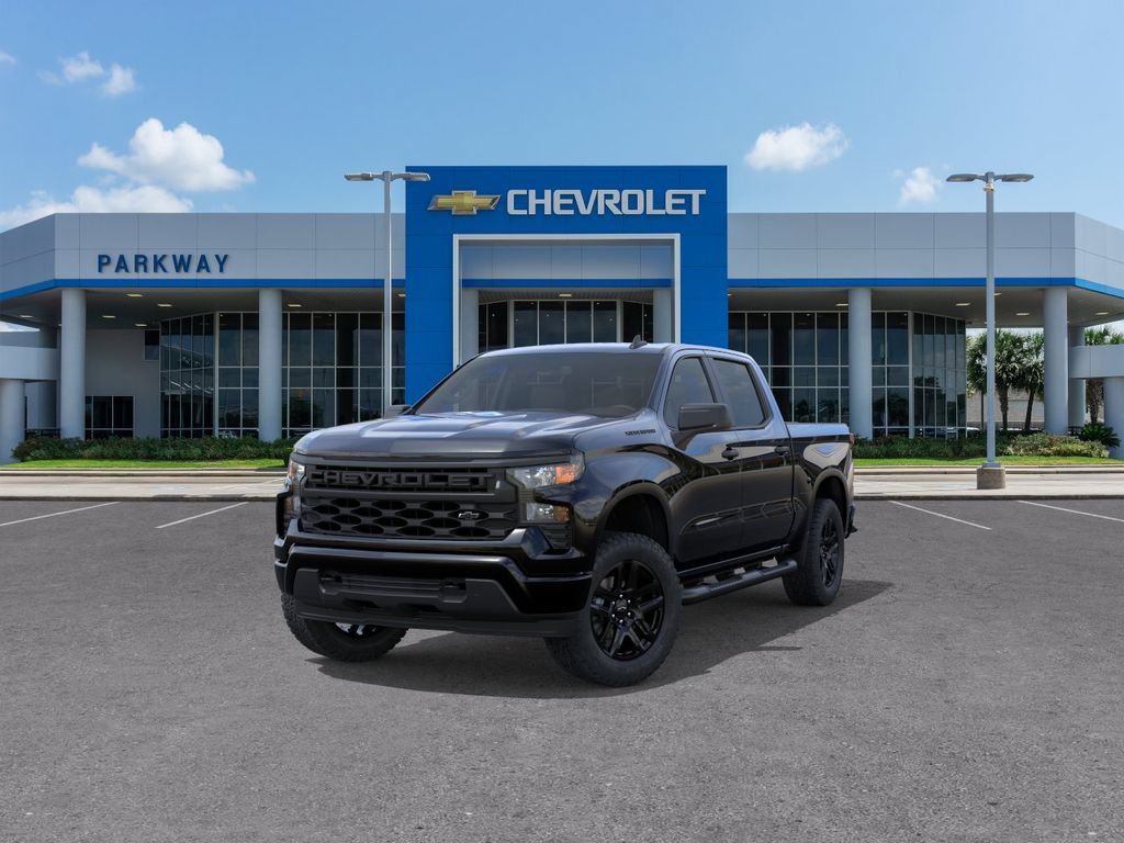 New 2026 Chevrolet Silverado 1500 Custom w/ Turbomax Blackout Package RWD image 8