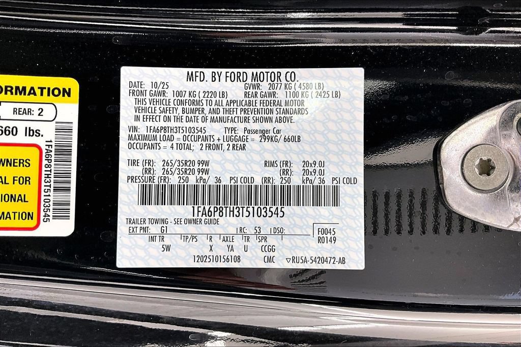 New 2026 Ford Mustang Premium RWD image 8