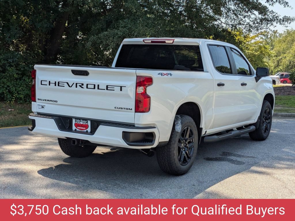 New 2026 Chevrolet Silverado 1500 Custom w/ Turbomax Blackout Package AWD/4WD image 5
