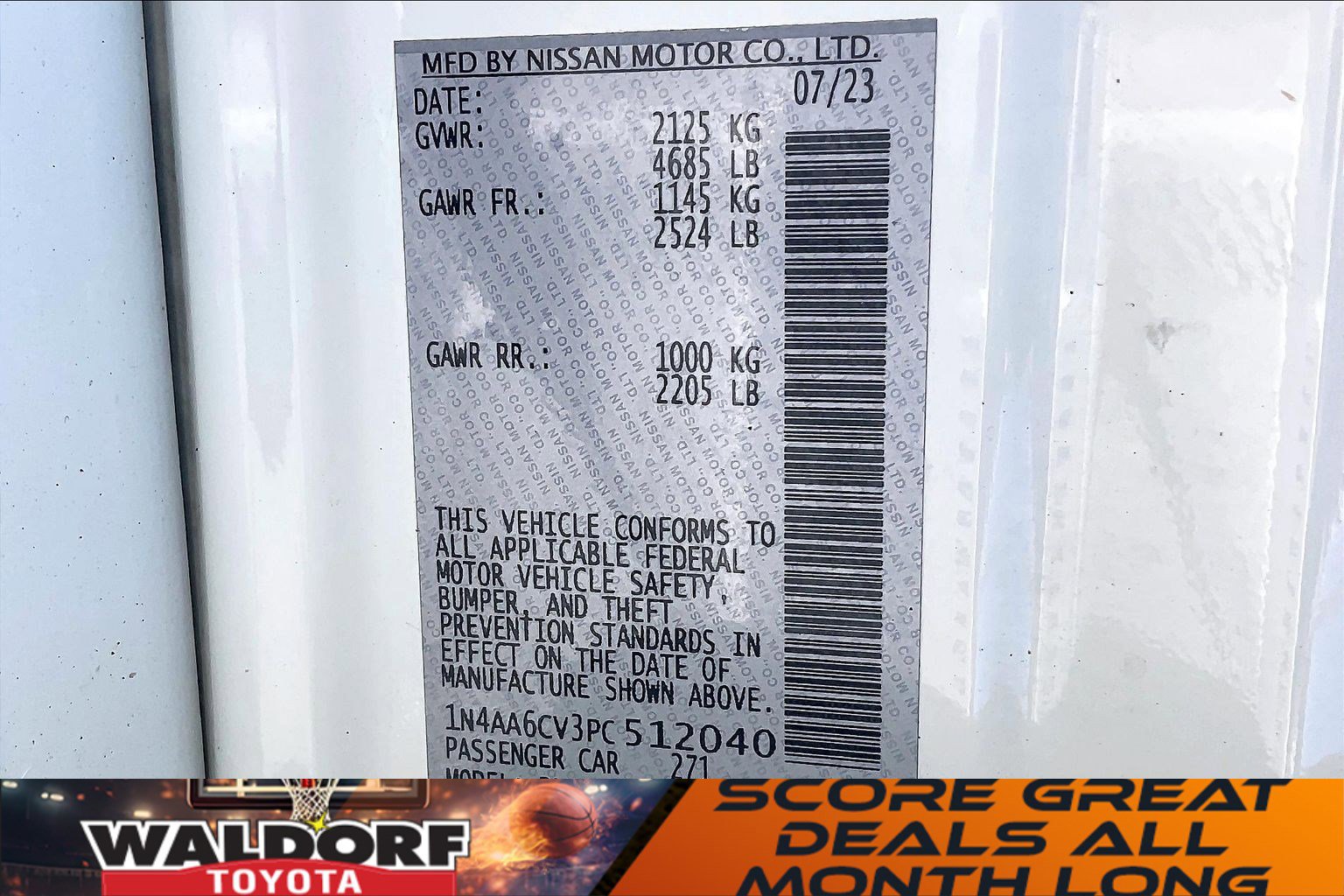 Used 2023 Nissan Maxima SV w/ Floor Mat Group image 36