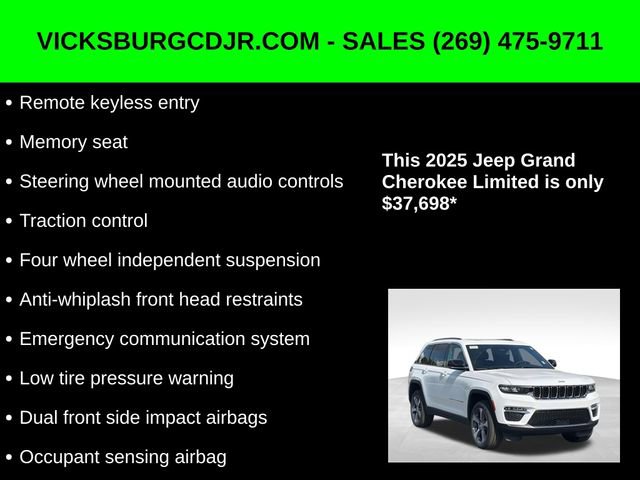 New 2025 Jeep Grand Cherokee Limited image 16
