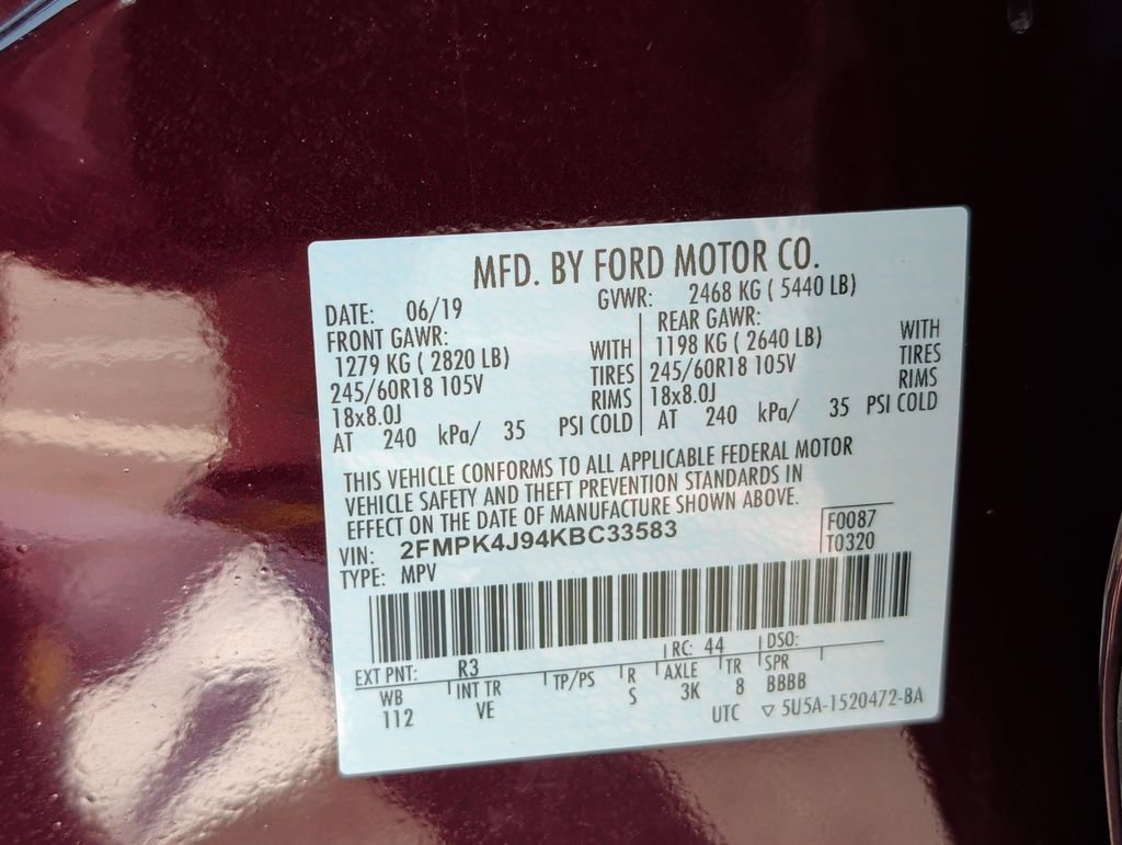 Used 2019 Ford Edge SEL w/ Equipment Group 201A AWD/4WD image 40