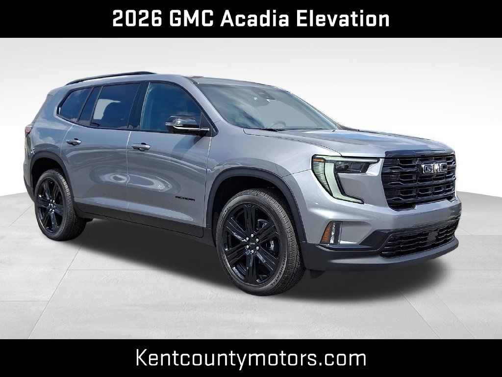 New 2026 GMC Acadia Elevation w/ Black Edition