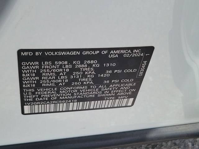 Used 2024 Volkswagen Atlas Peak Edition SEL AWD/4WD image 33