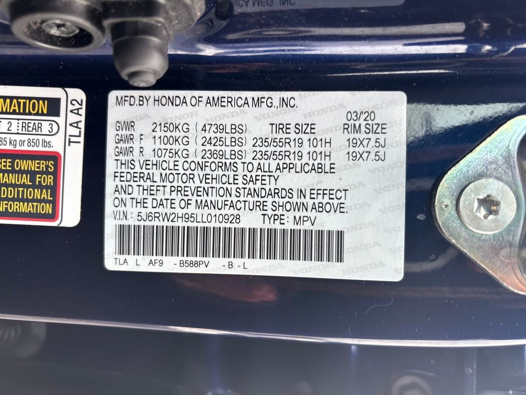 Used 2020 Honda CR-V Touring image 35