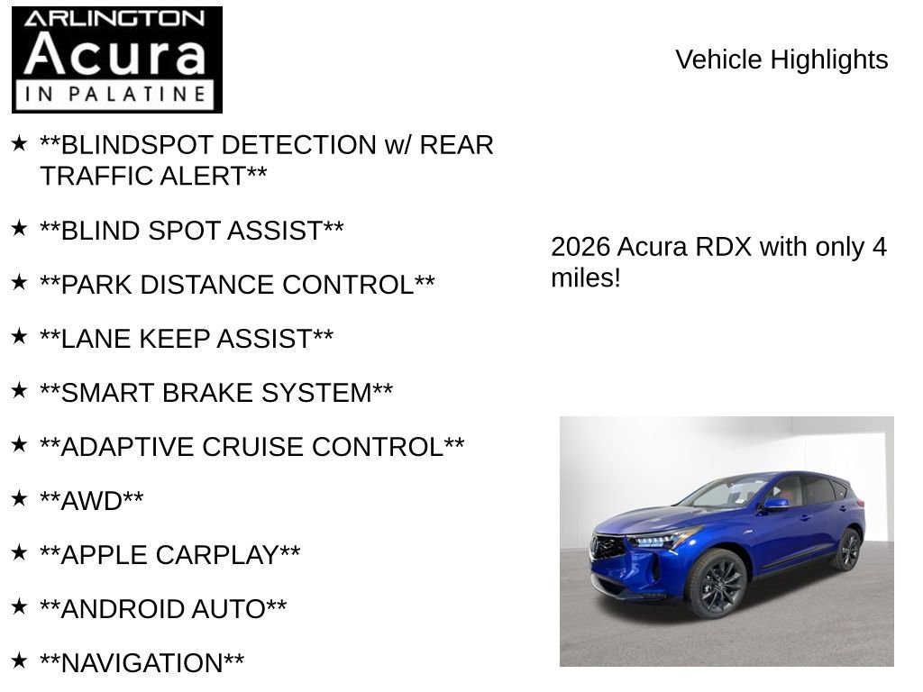 New 2026 Acura RDX A-Spec image 7