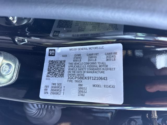 Certified 2026 Chevrolet Colorado W/T w/ WT Custom Package RWD image 28