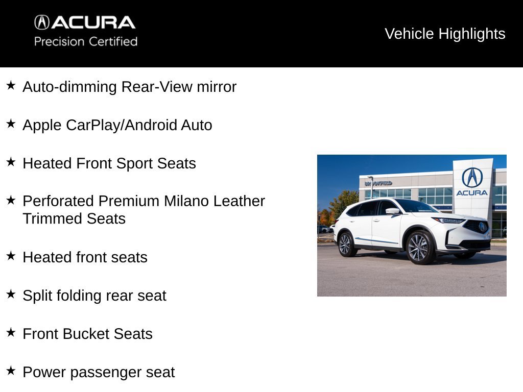 Certified 2025 Acura MDX w/ Technology Package AWD/4WD image 21