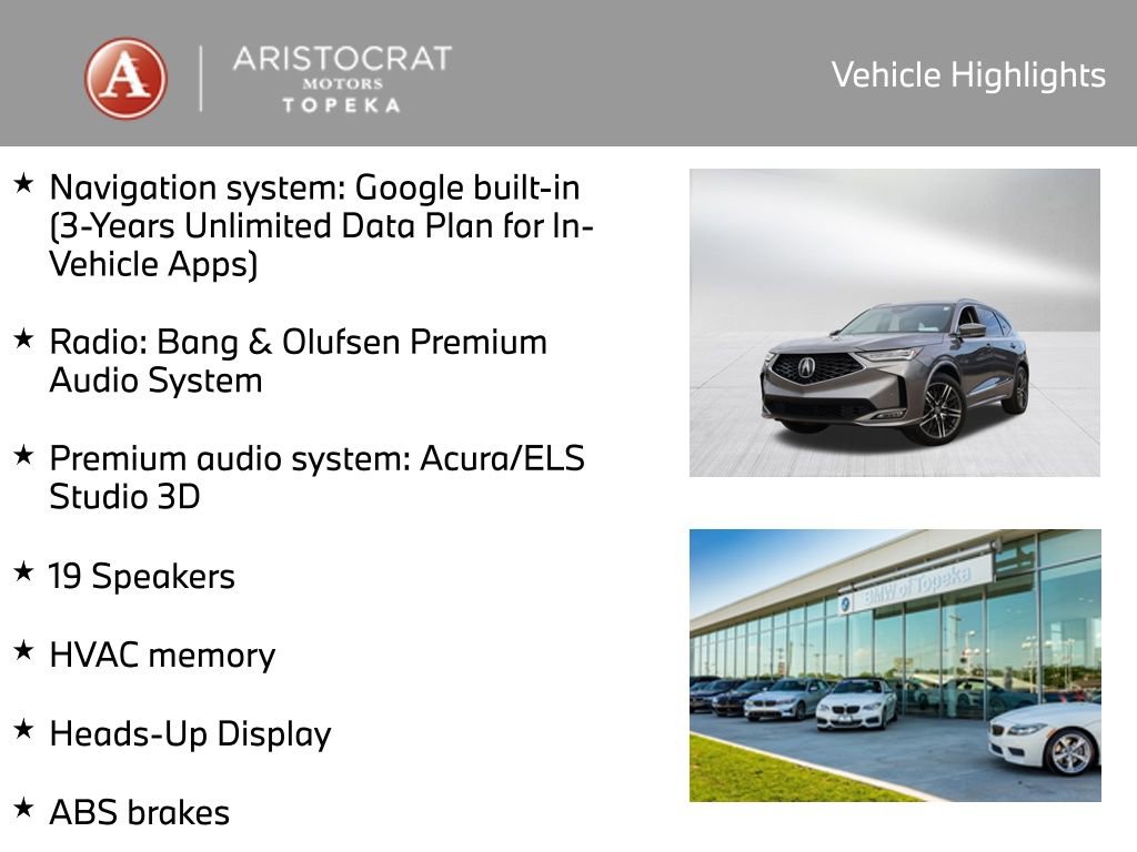 Used 2025 Acura MDX w/ Advance Package image 2