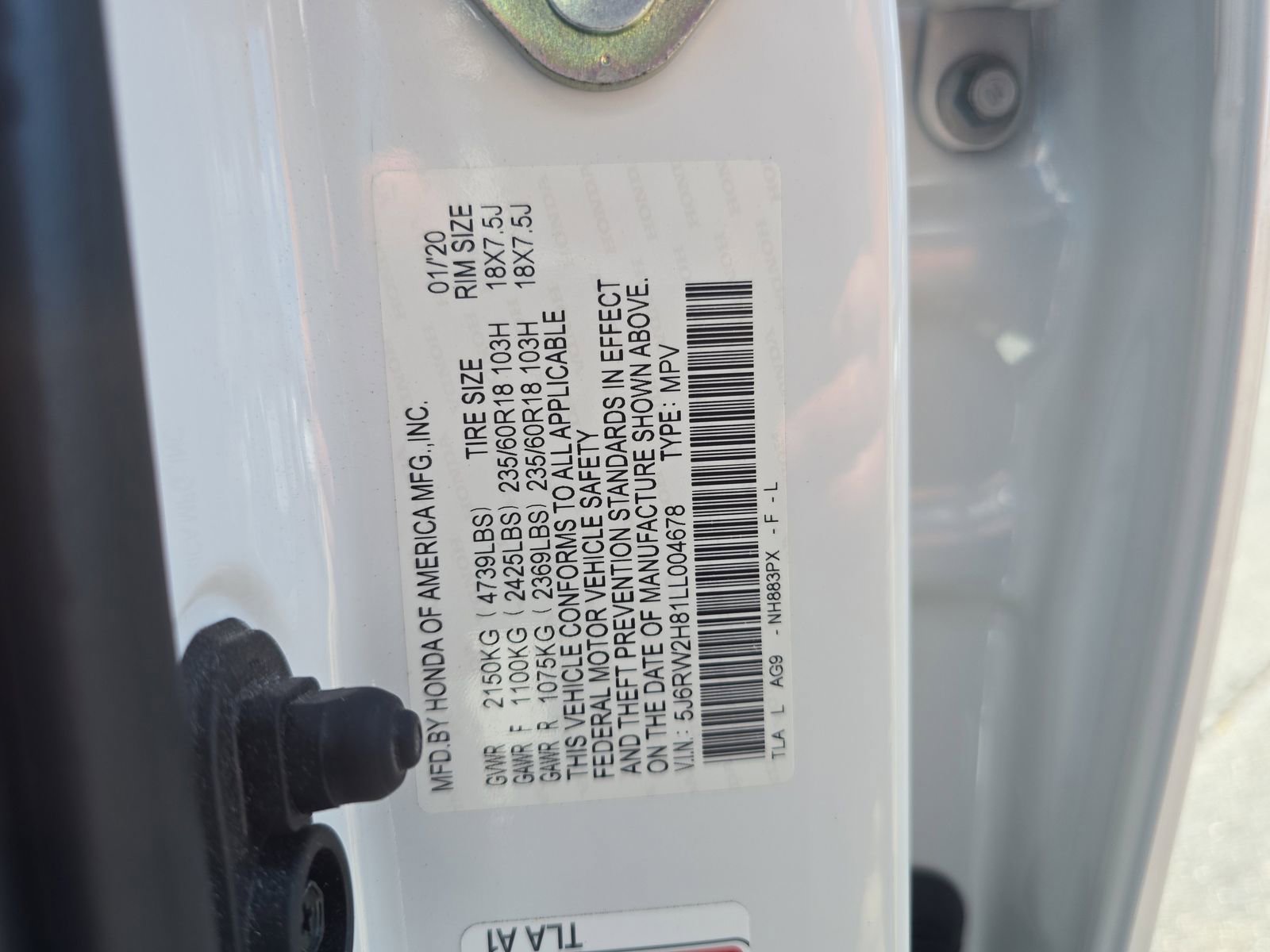 Used 2020 Honda CR-V EX-L image 30