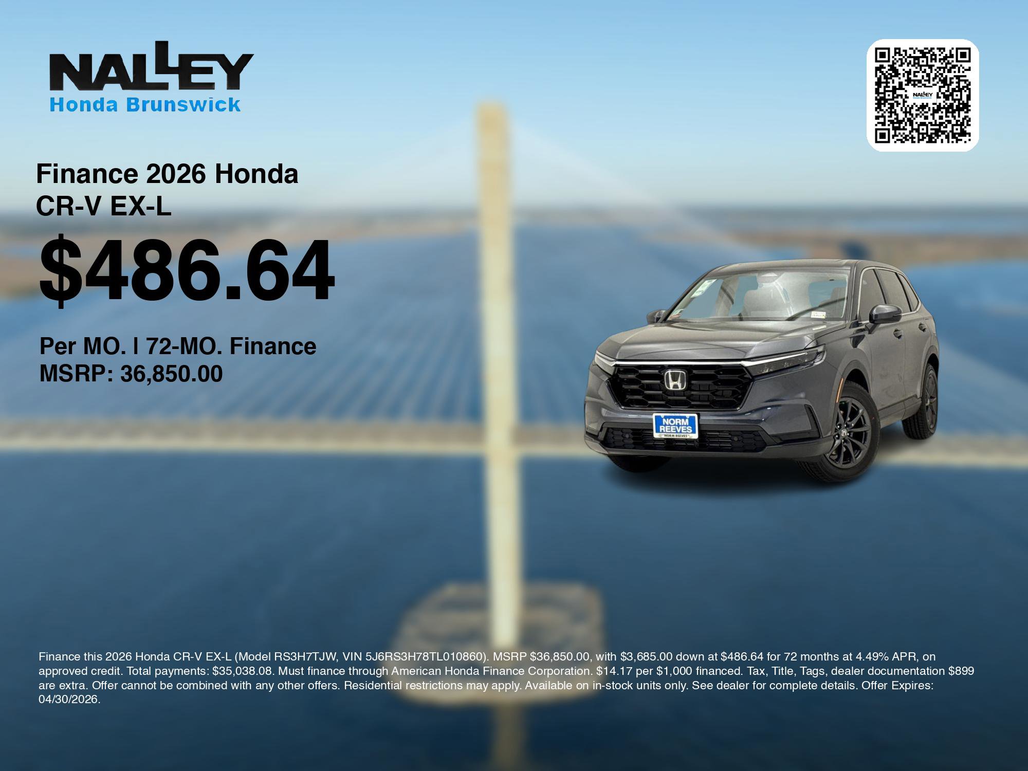 New 2026 Honda CR-V EX-L image 7