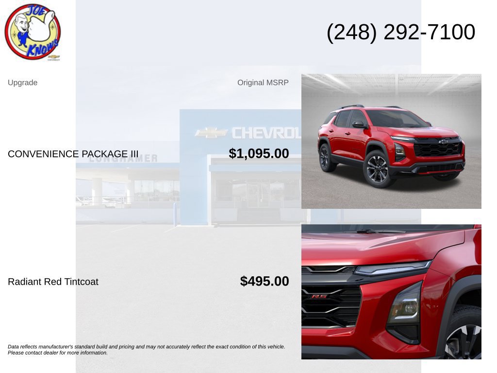 New 2027 Chevrolet Equinox RS w/ Convenience Package III AWD/4WD image 5