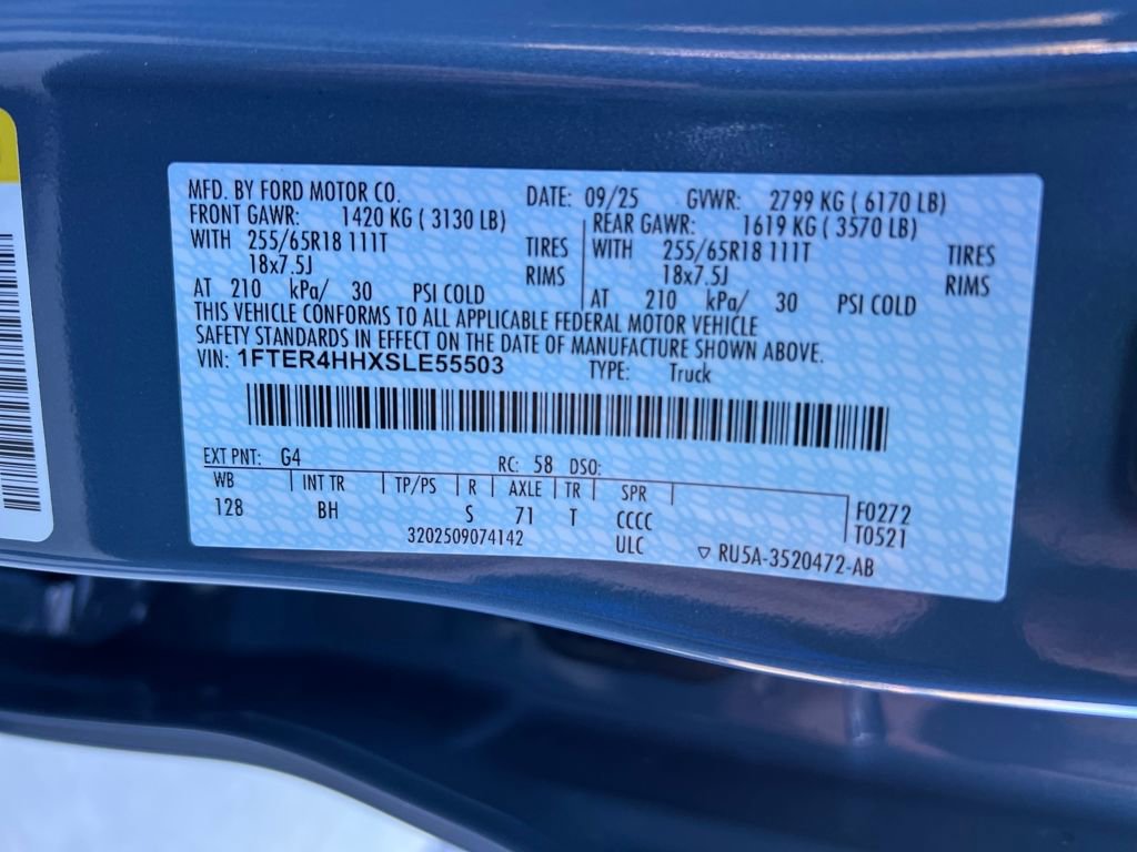 New 2025 Ford Ranger XLT image 28