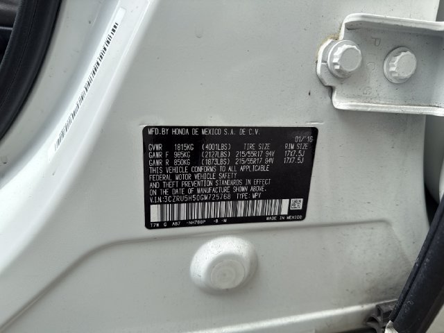 Used 2016 Honda HR-V EX image 9