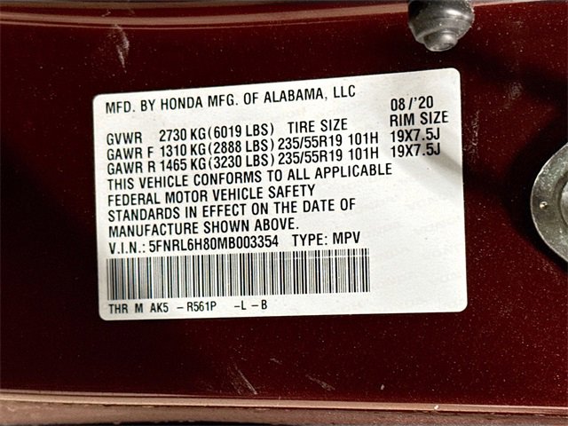 Used 2021 Honda Odyssey Touring image 39