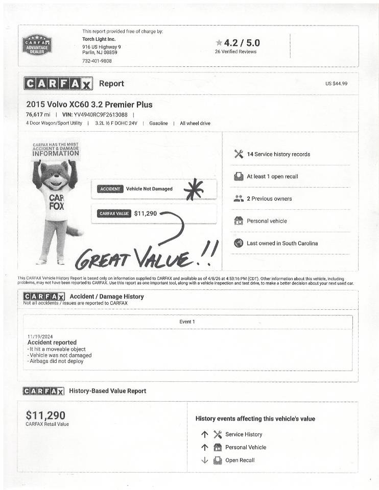 Used 2015 Volvo XC60 3.2 Premier Plus image 21