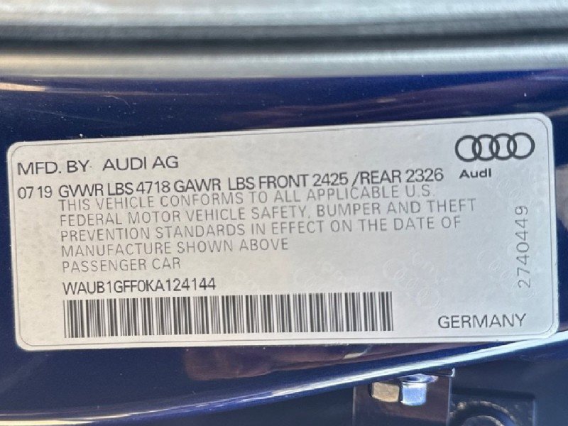 Used 2019 Audi S3 Premium Plus w/ Technology Package image 45