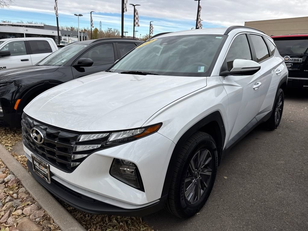 Used 2022 Hyundai Tucson Blue image 1