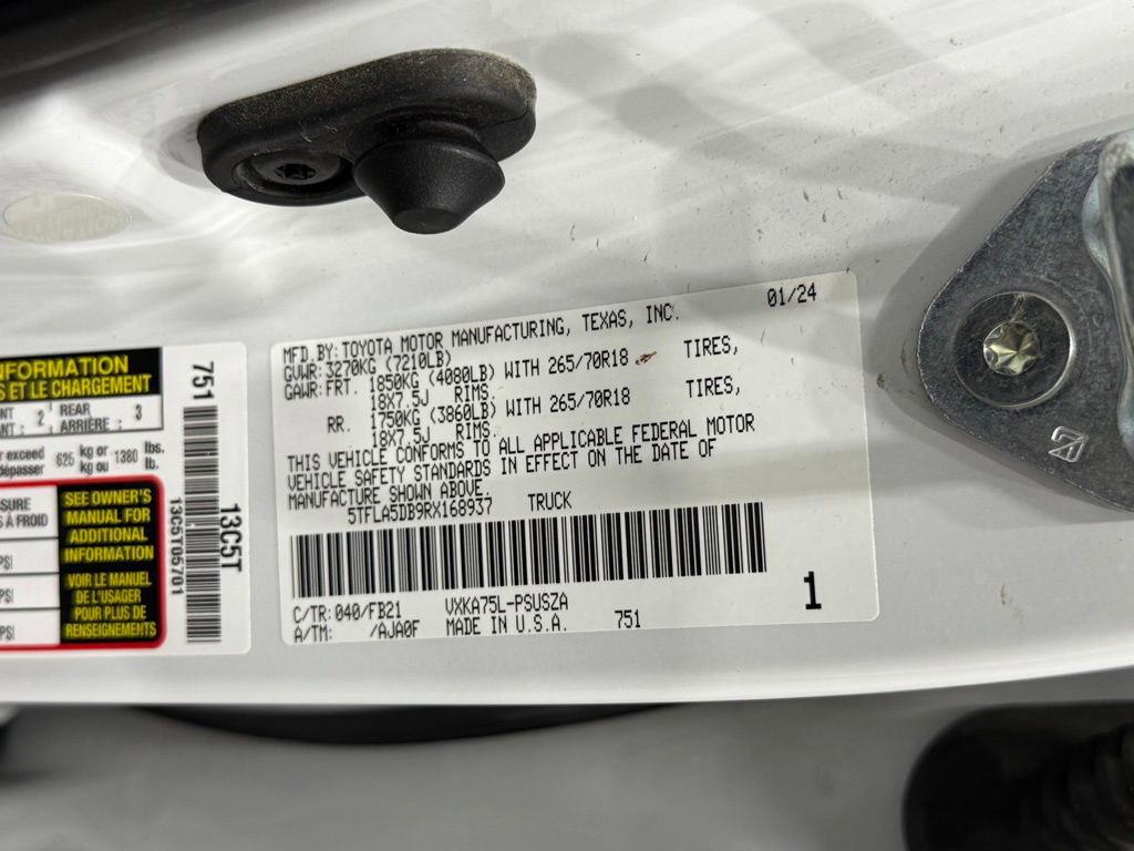 Used 2024 Toyota Tundra SR5 w/ SR5 Convenience Package image 19