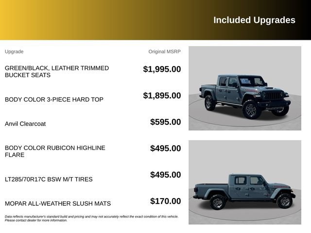 New 2026 Jeep Gladiator Mojave AWD/4WD image 6