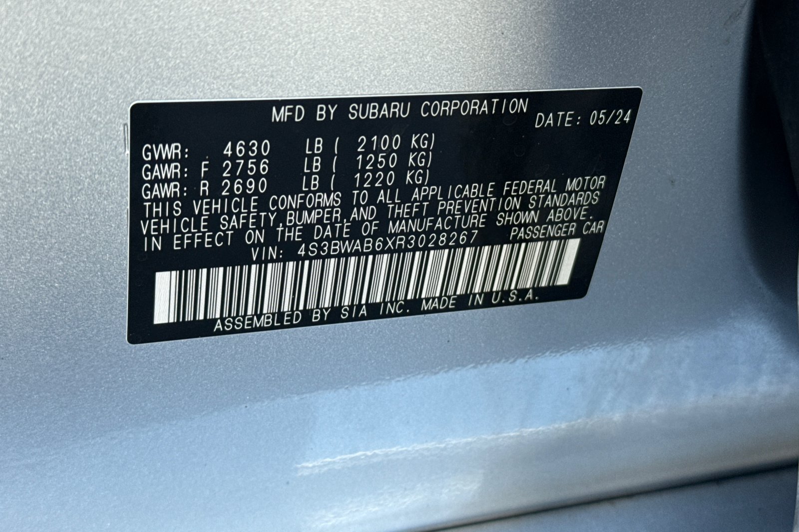 Used 2024 Subaru Legacy AWD/4WD image 38