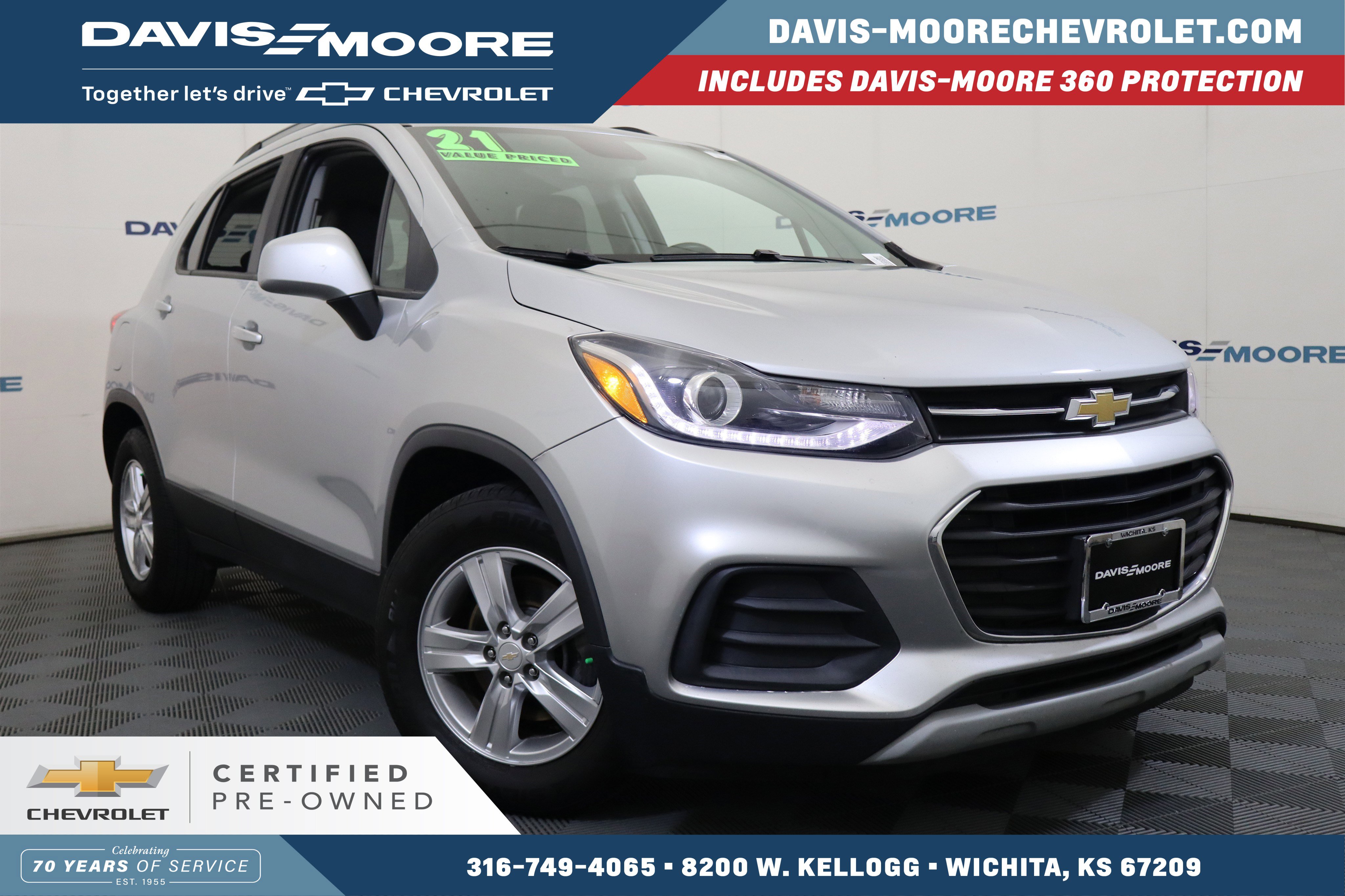 Certified 2021 Chevrolet Trax LT w/ Driver Confidence Package