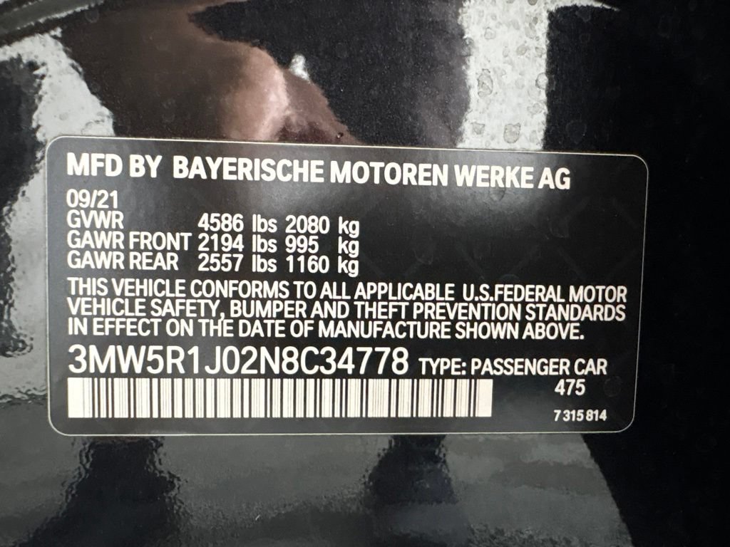 Used 2022 BMW 330i Sedan w/ Convenience Package RWD image 32