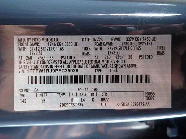 Used 2023 Ford F150 Raptor w/ Equipment Group 802A Raptor R image 23