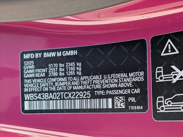 New 2026 BMW M4 xDrive Competition w/ M Carbon Exterior Package image 17