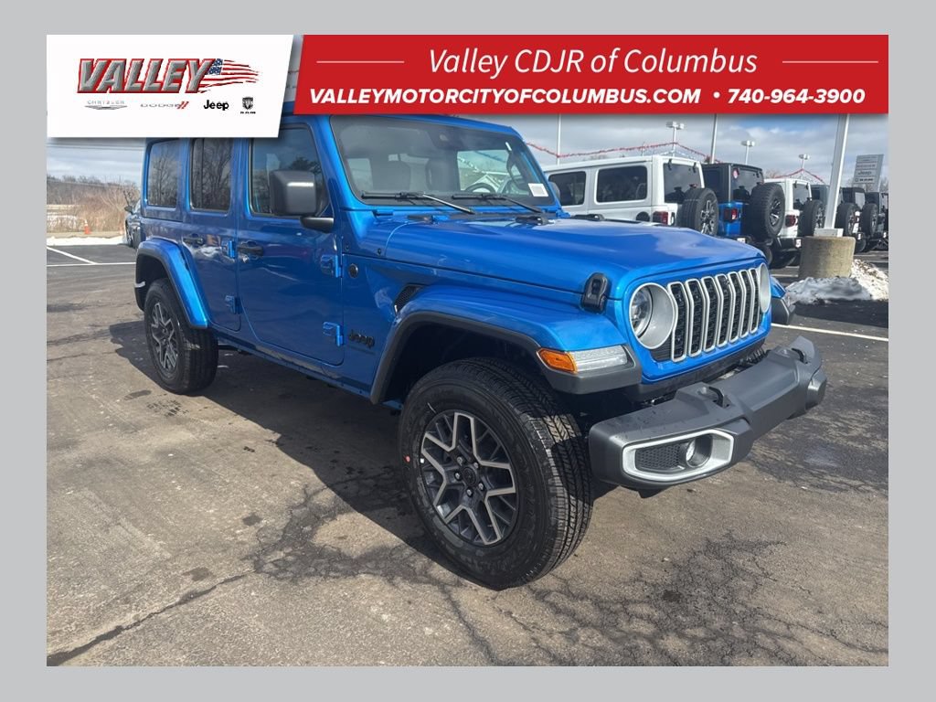 Used 2025 Jeep Wrangler Unlimited Sahara w/ Safety Group AWD/4WD image 1