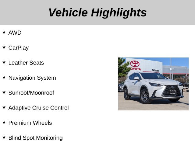 Used 2024 Lexus NX 350 AWD w/ Cold Area Package image 5