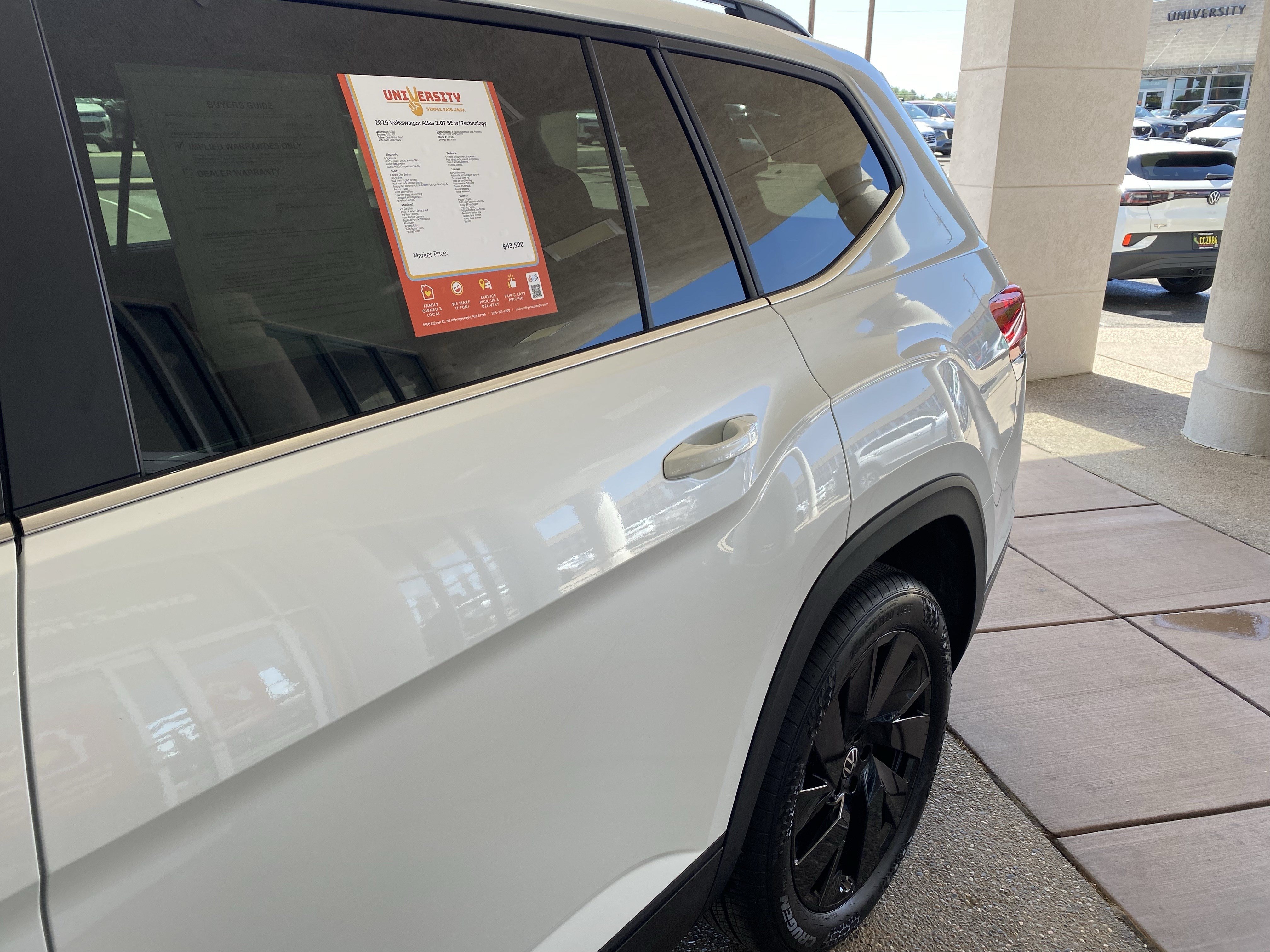 Certified 2026 Volkswagen Atlas SE w/ Black Wheel Package AWD/4WD image 60