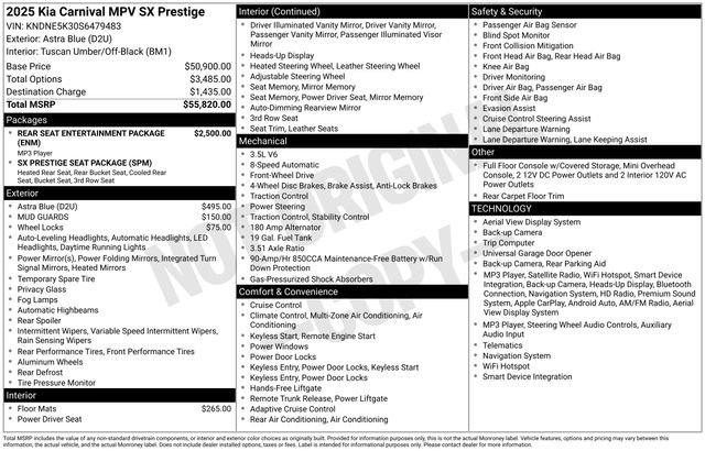 Used 2025 Kia Carnival SX Prestige FWD image 19