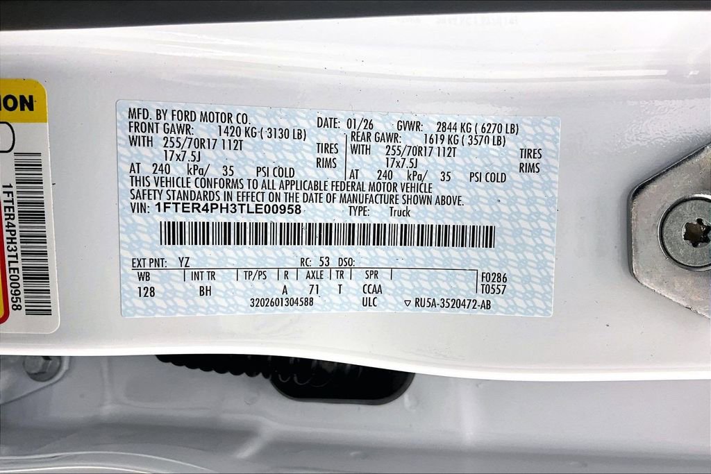 New 2026 Ford Ranger XL w/ Trailer Tow Package image 8