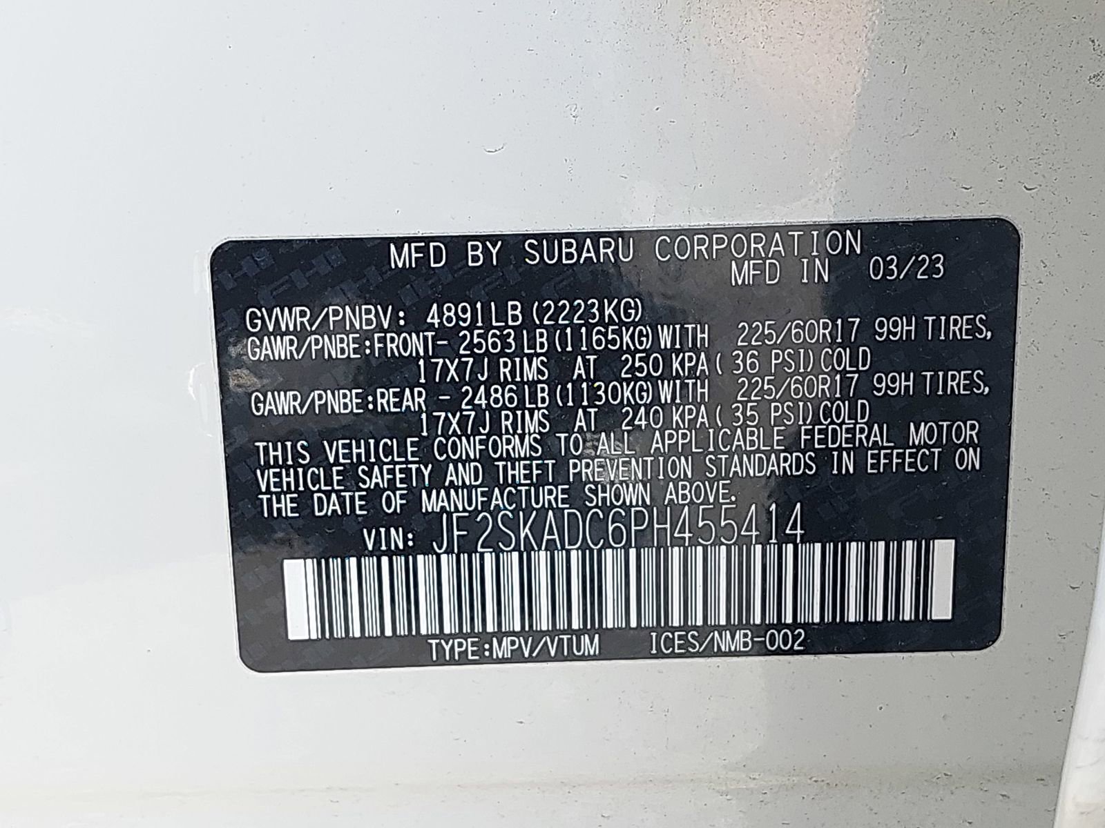 Certified 2023 Subaru Forester Premium AWD/4WD image 12