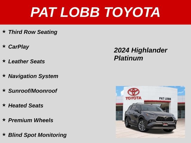 Used 2024 Toyota Highlander Platinum FWD image 39