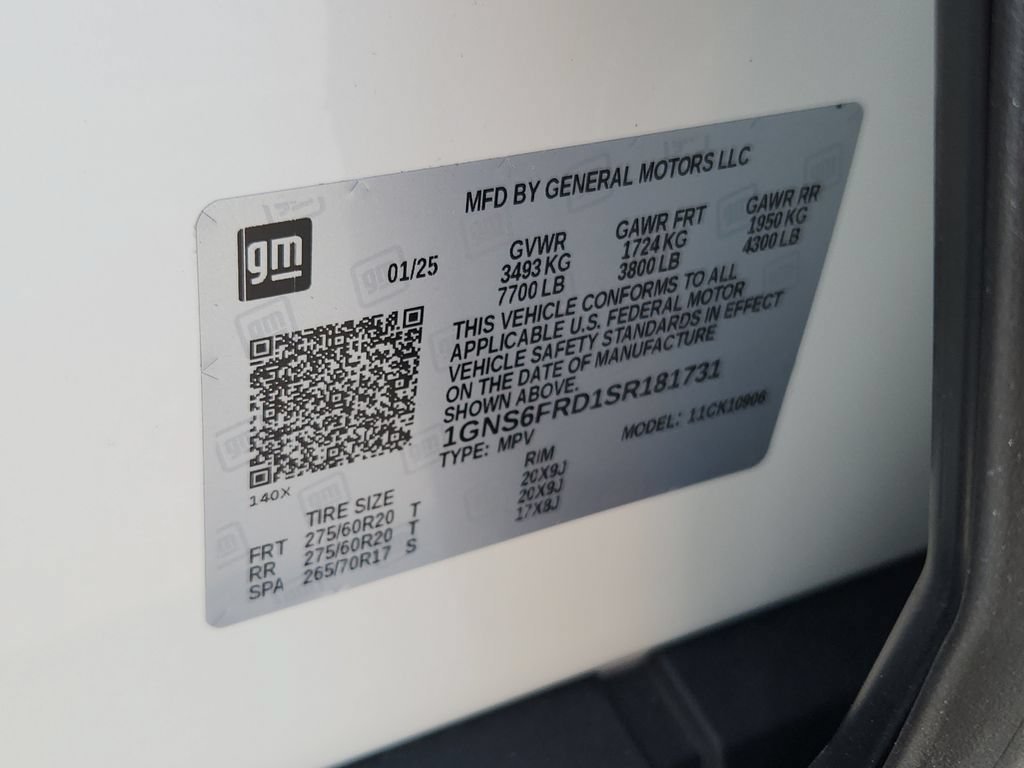 Used 2025 Chevrolet Suburban Premier AWD/4WD image 40