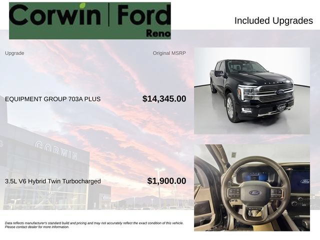Certified 2025 Ford F150 Platinum w/ Equipment Group 703A Plus AWD/4WD image 3
