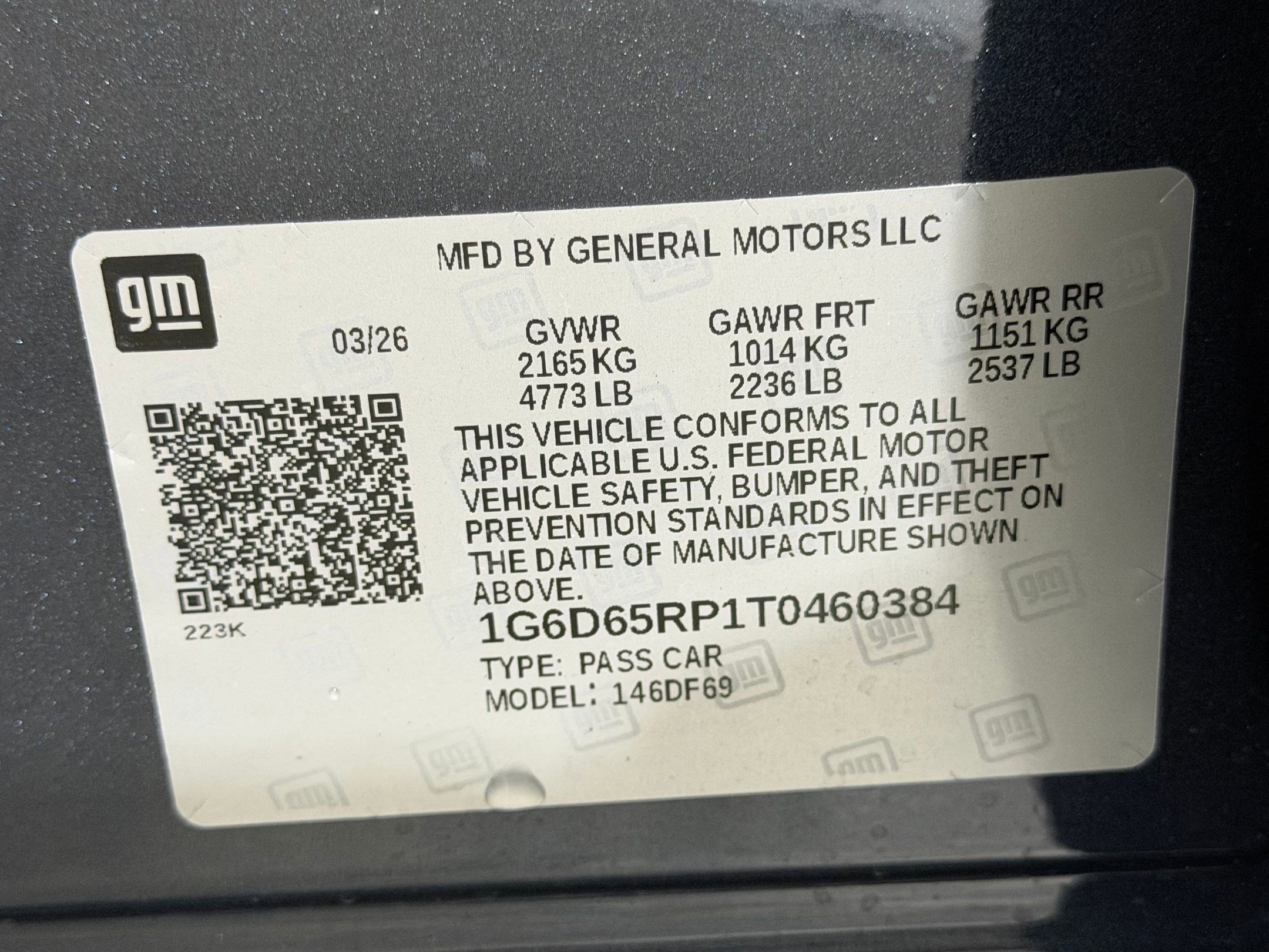 New 2026 Cadillac CT4 V Blackwing RWD image 18