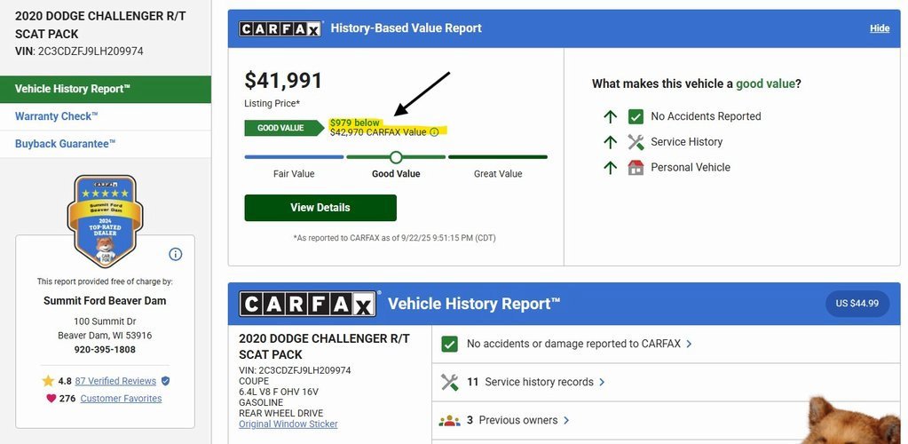 Used 2020 Dodge Challenger R/T Scat Pack image 2