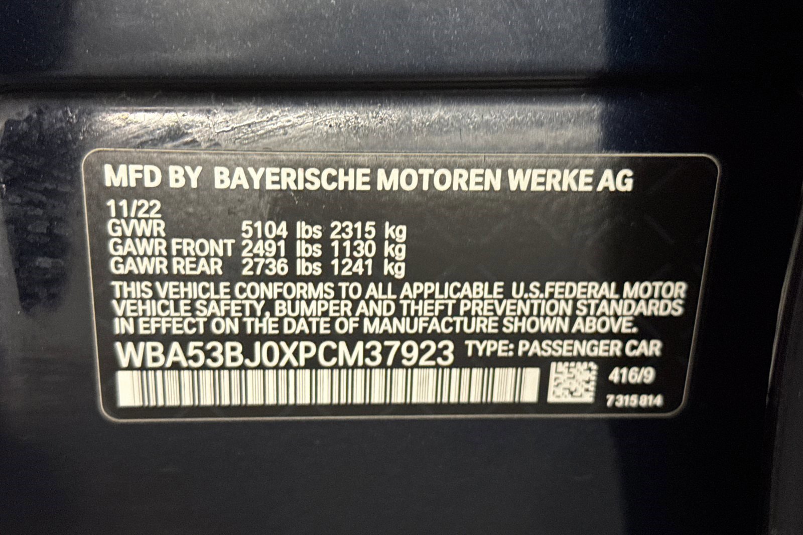 Certified 2023 BMW 540i w/ M Sport Package image 21