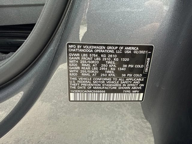 Used 2021 Volkswagen Atlas SEL FWD image 25