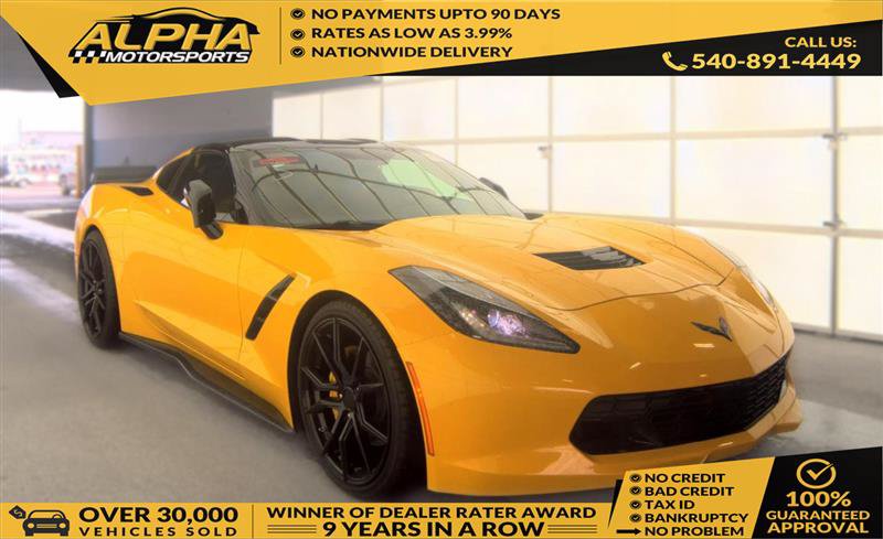 Used 2015 Chevrolet Corvette Stingray Coupe w/ 3LT Preferred Equipment Group RWD image 1